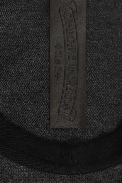 Chrome Hearts Triple Cross Raglan Grey Black Size L