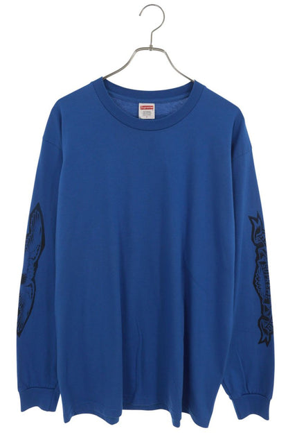 SUPREME 25AW ANTIHERO Eagle Long Sleeve T-Shirt Blue Size L