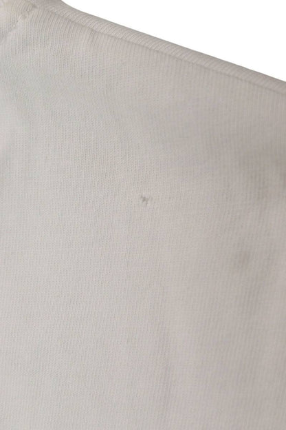 MONCLER Logo Patch Cotton Long Sleeve T-Shirt White Size M