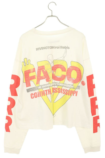 RIVINGTON roi Rebis FA.CO Long Sleeve T-Shirt White Size S