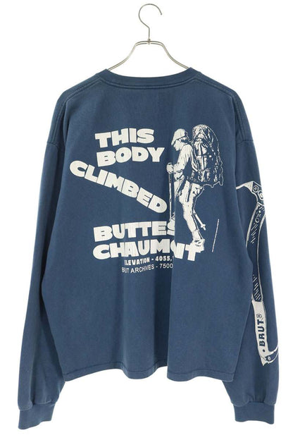 brut 26SS The Climber Vintage Long T-Shirt Blue Size XXL