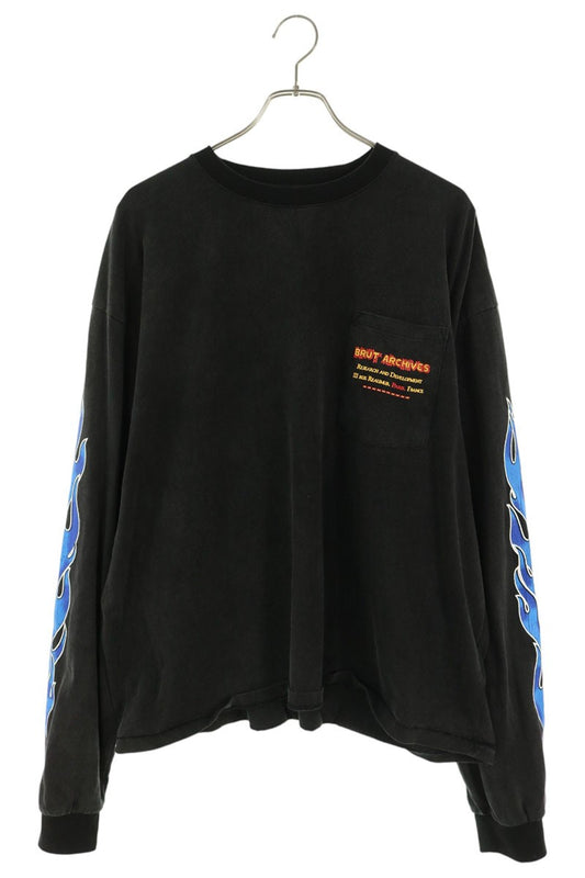 brut 26SS The Sea Coast Vintage Fire Shirt Black Size XXL