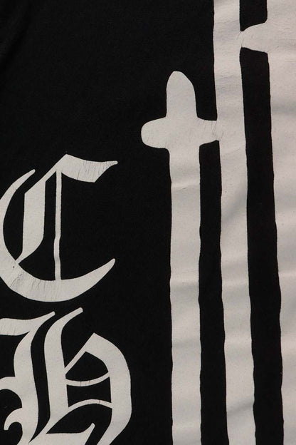 Chrome Hearts RS3 Cross Print Long Sleeve Black M Size M