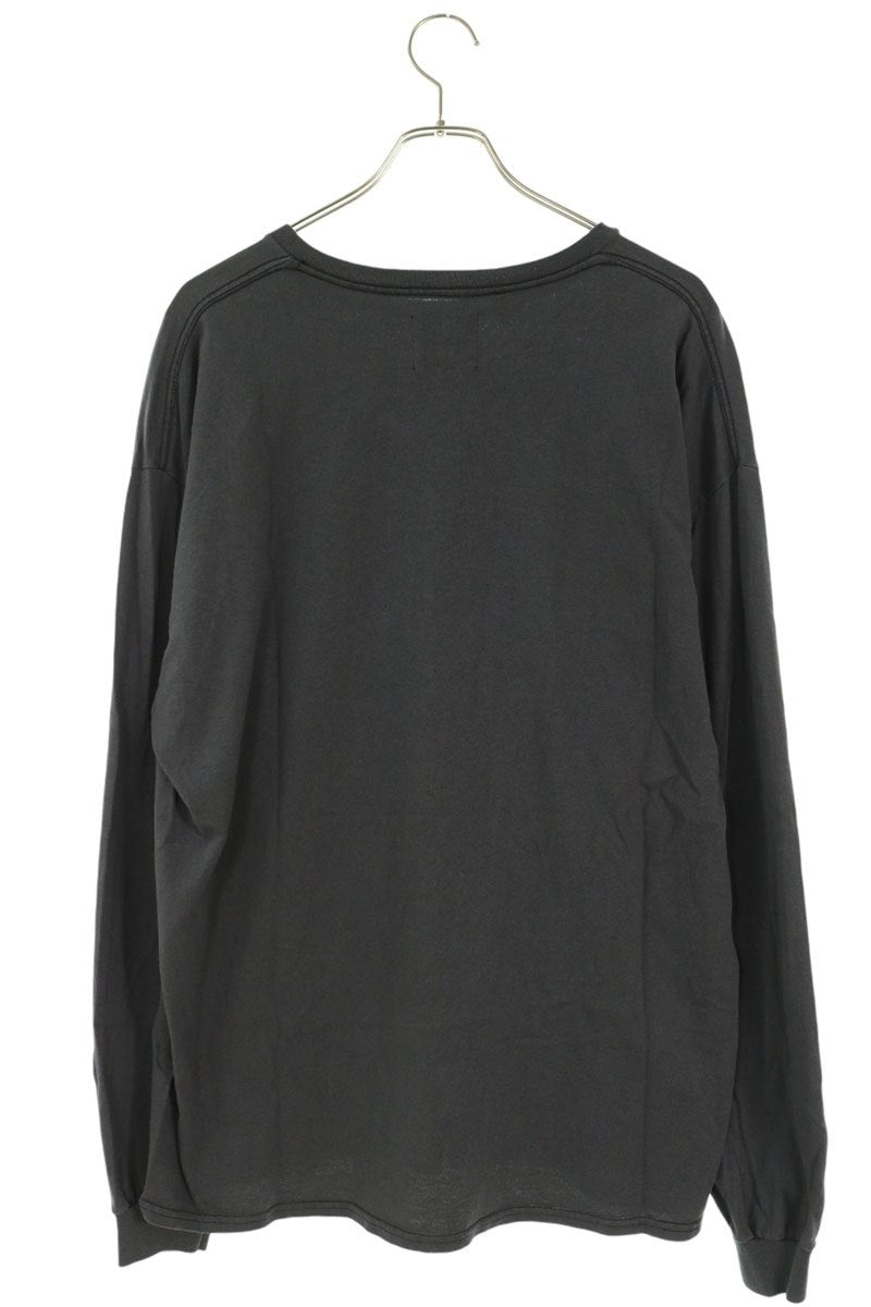 GALLERY DEPT Logo Print Long Sleeve T-Shirt Gray Size XL