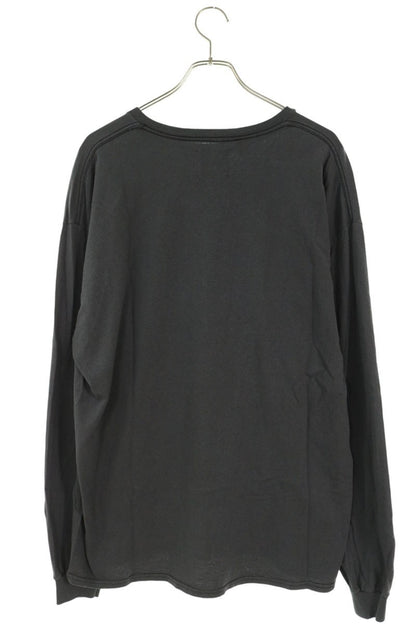 GALLERY DEPT Logo Print Long Sleeve T-Shirt Gray Size XL