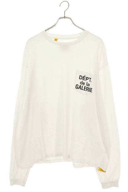 GALLERY DEPT "DEPT de la GALLERIE" Long Sleeve Tee White Size XL