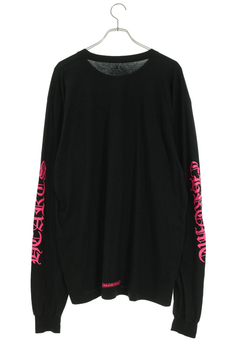 Chrome Hearts Neck Logo Print Cotton T-Shirt Multi Size XL