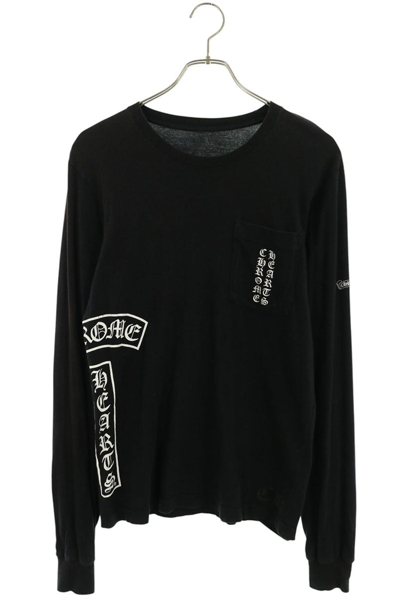 Chrome Hearts Lettering Print Long Sleeve Tee Multi Size S