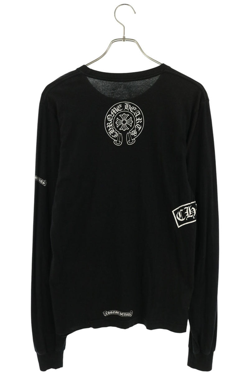 Chrome Hearts Lettering Print Long Sleeve Tee Multi Size S