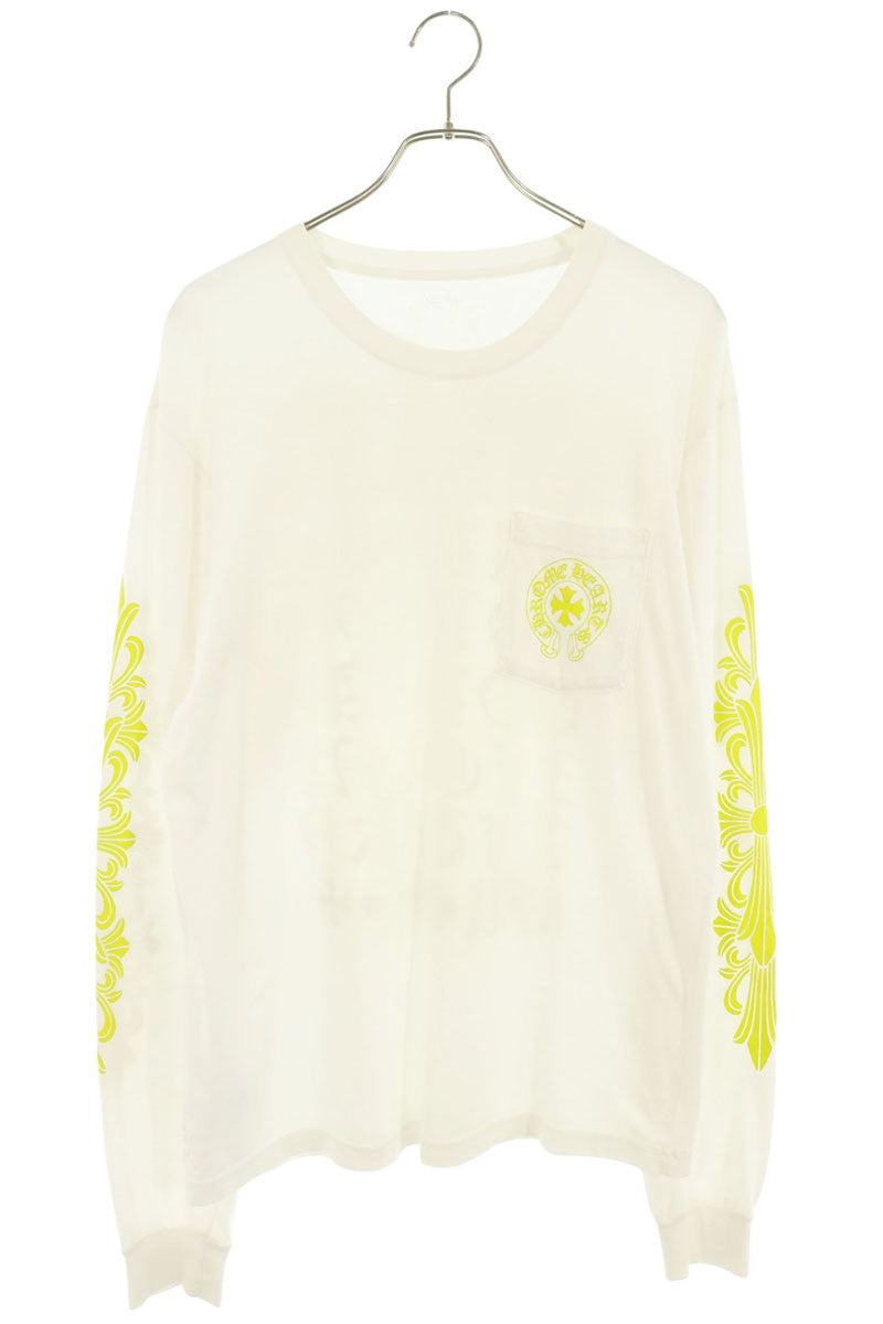 Chrome Hearts Back Lettering Floral Cross Tee Multi Size L