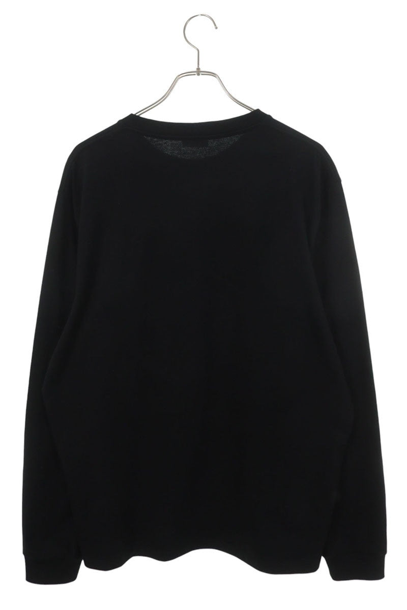CELINE 38AW Triomphe Embroidered Pocket Tee Black Size XL