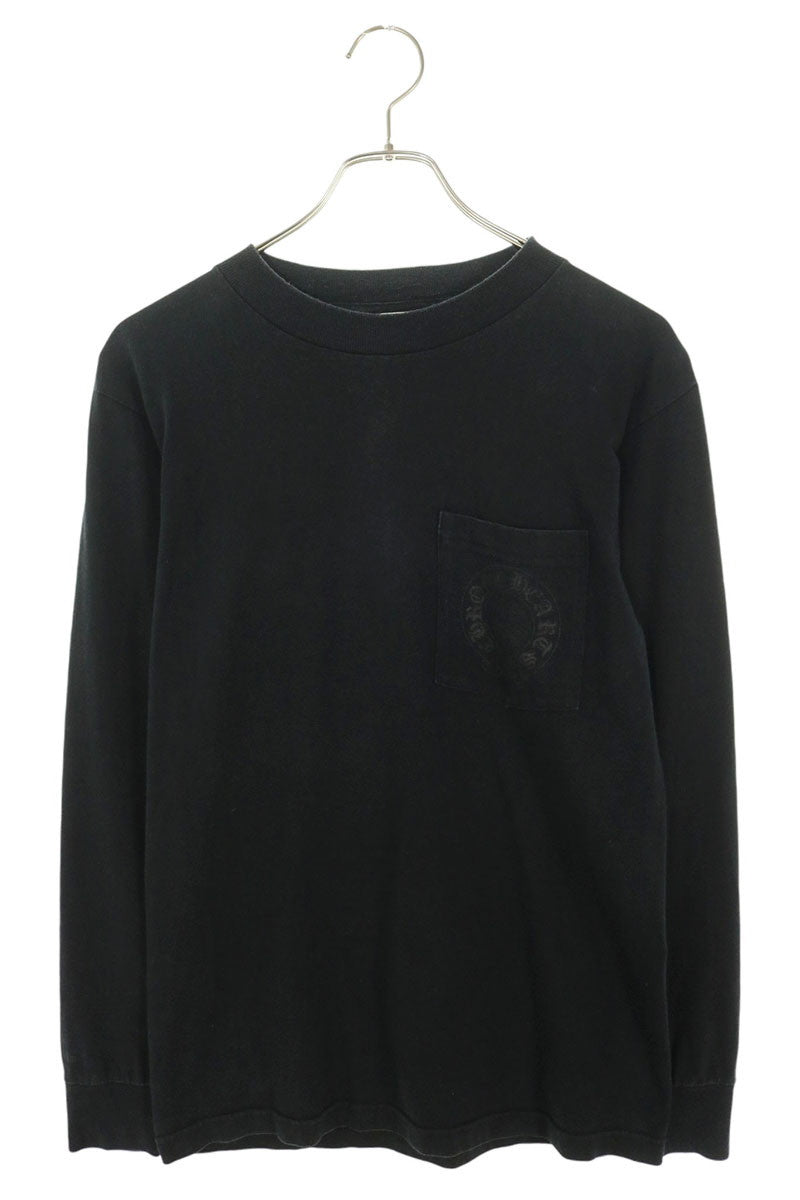 Chrome Hearts Back Cemetery Print Long Sleeve Tee Size S