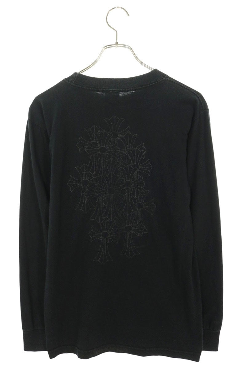 Chrome Hearts Back Cemetery Print Long Sleeve Tee Size S