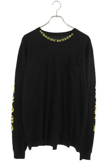 Chrome Hearts Neck Logo Print Long Sleeve Tee Multi Size XL