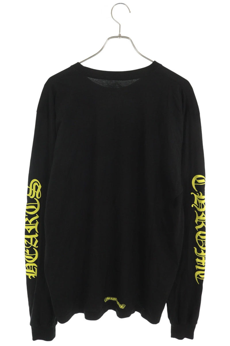 Chrome Hearts Neck Logo Print Long Sleeve Tee Multi Size XL