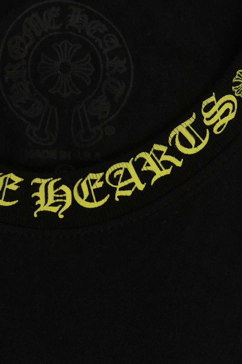 Chrome Hearts Neck Logo Print Long Sleeve Tee Multi Size XL