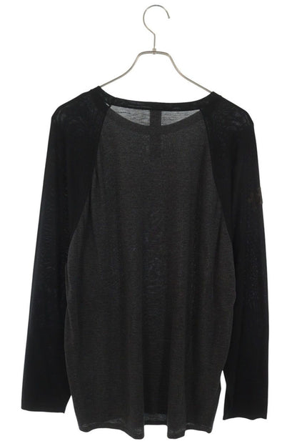 Chrome Hearts U MIXED EMOTIONS Raglan Long Sleeve Tee Black Size XL