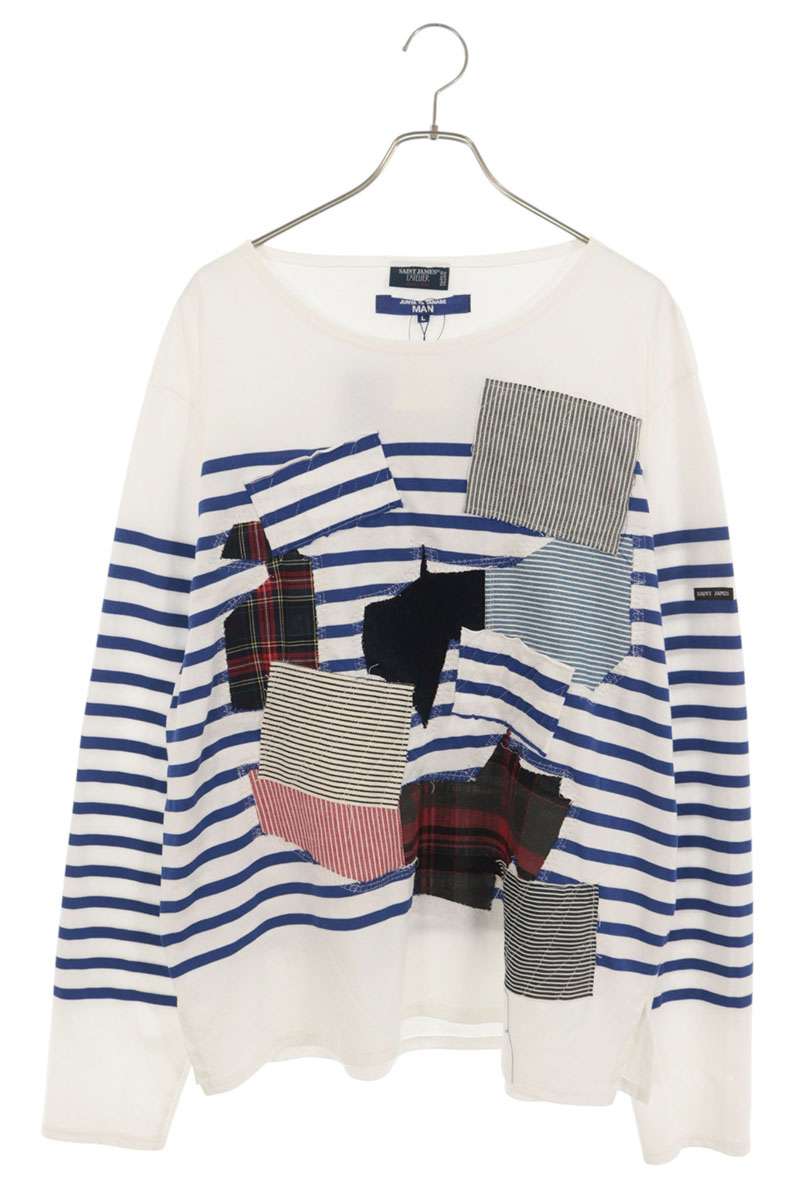 Junya Watanabe MAN AD2024 Patchwork Long Sleeve T-Shirt Multi Size L