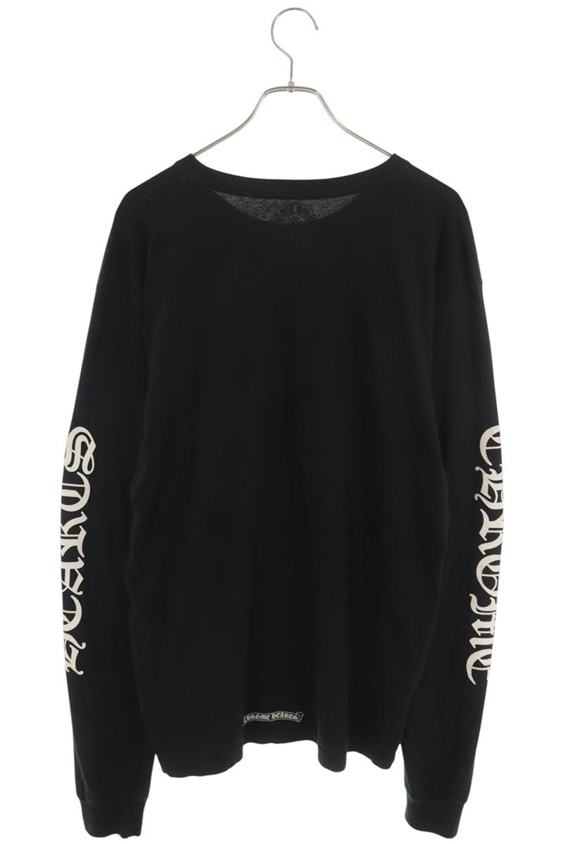 Chrome Hearts Neck Logo Print Long Sleeve Tee Size XL