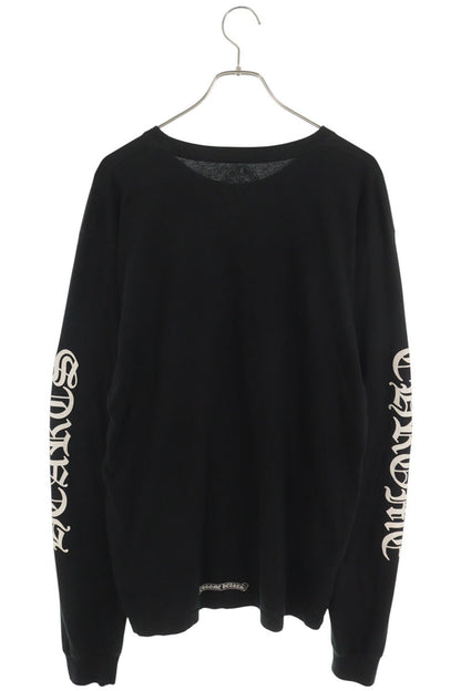 Chrome Hearts Neck Logo Print Long Sleeve Tee Size XL