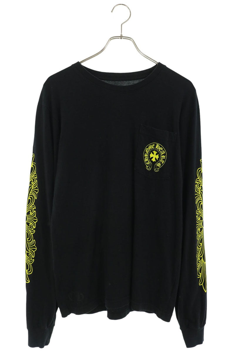 Chrome Hearts CH Long Sleeve Floral Logo Long Sleeve Tee Multi Size M