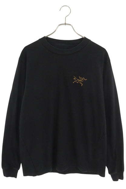 ARCTERYX KARGG Cotton Logo Long Sleeve Tee Black Size S
