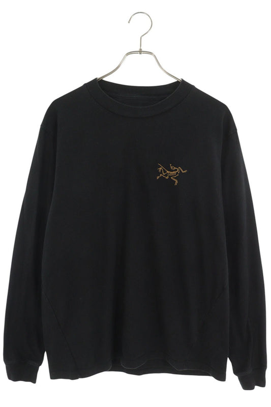 ARCTERYX KARGG Cotton Logo Long Sleeve Tee Black Size S