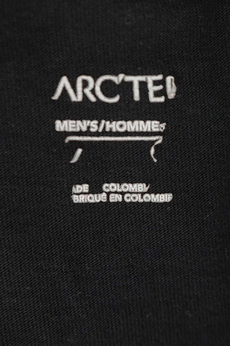 ARCTERYX KARGG Cotton Logo Long Sleeve Tee Black Size S
