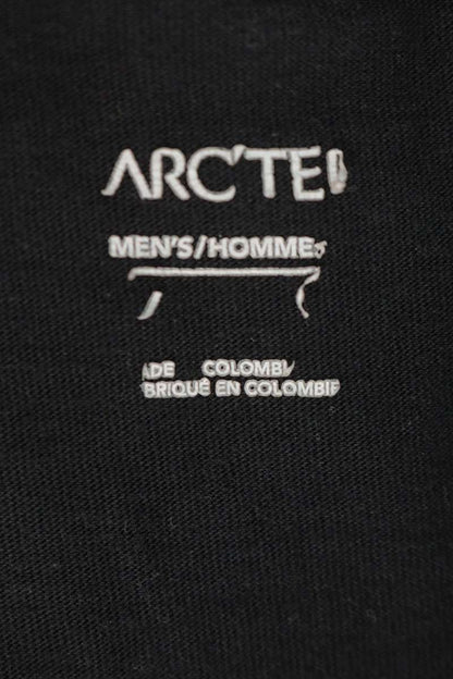 ARCTERYX KARGG Cotton Logo Long Sleeve Tee Black Size S
