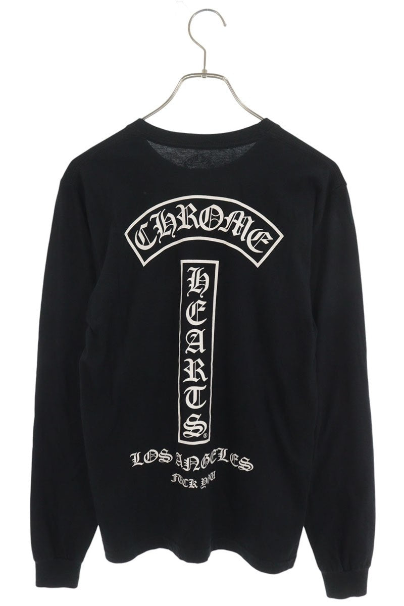 Chrome Hearts LA T-Bar Back Print Long Sleeve T-Shirt Size S