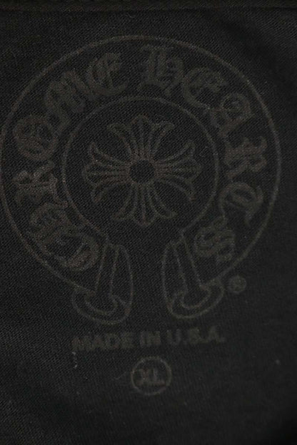 Chrome Hearts Floral Logo Print Long Sleeve T-Shirt Black Size XL