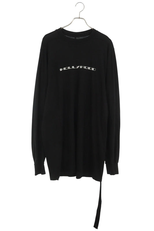 DRKSHDW Logo Print Long Sleeve Tee Black/White Size M