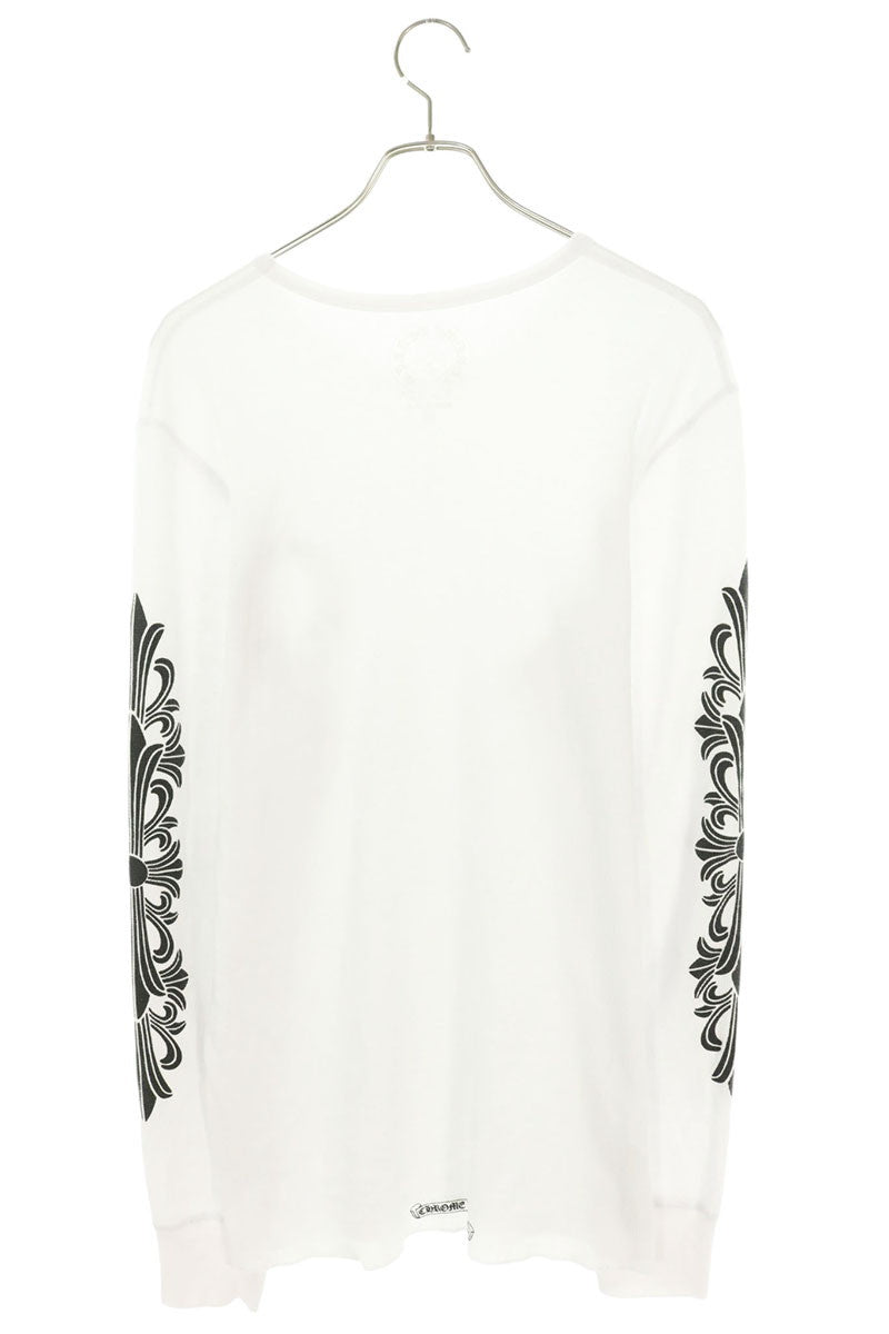 Chrome Hearts Thermal Floral Cross Print Tee White Size XXL