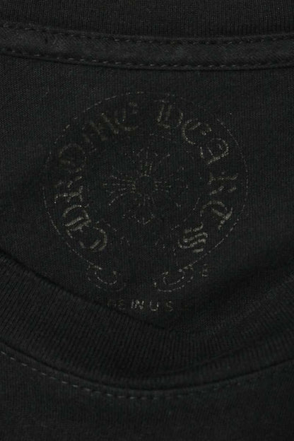 Chrome Hearts Bone Cemetery Print Long Sleeve Tee Black Size XL