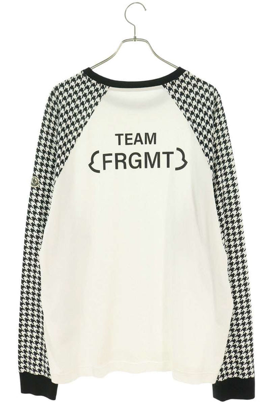 Moncler Genius Houndstooth Raglan Long Sleeve Tee