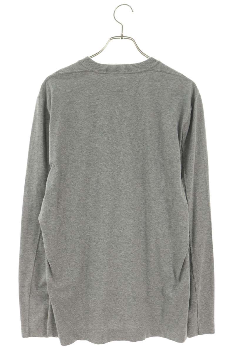 BRUNELLO CUCINELLI Cotton Crewneck Long Tee Gray Size L
