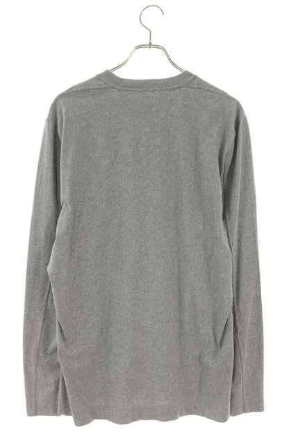 BRUNELLO CUCINELLI Cotton Crewneck Long Tee Gray Size L