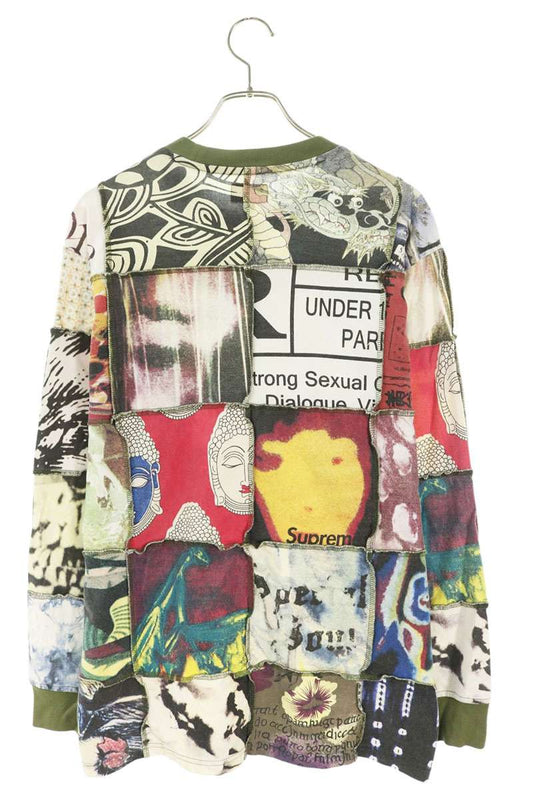 SUPREME 21SS Mosaic Patchwork Long Sleeve Top Multi Size L