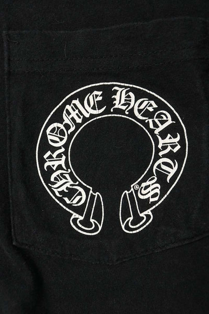 Chrome Hearts Back T-Bar Print Long Sleeve Tee Black Size S