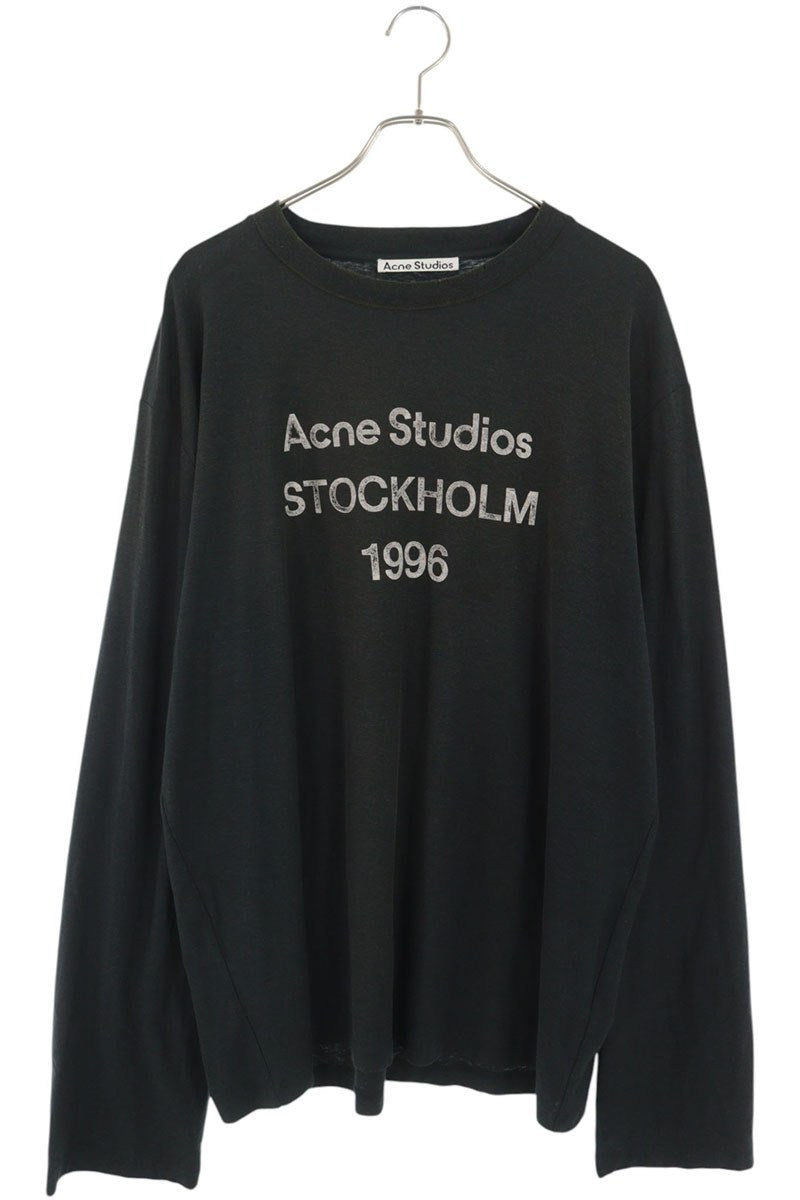 ACNE STUDIOS Logo Print Vintage Relaxed Sleeve Tee Size XL