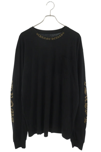 Chrome Hearts Neck Logo Print Long Sleeve Tee Multi Size XL