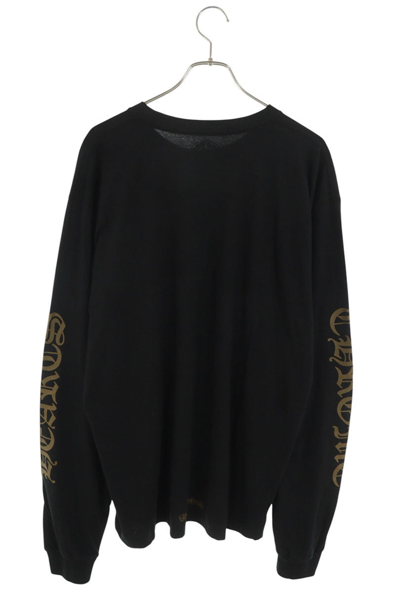 Chrome Hearts Neck Logo Print Long Sleeve Tee Multi Size XL