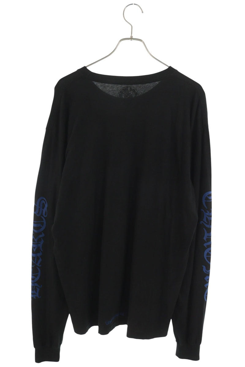 Chrome Hearts Neck Logo Print Long Sleeve Tee Multi Size XL