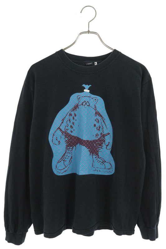 UNDERCOVER 02SS HAZE Era Bear Print Long Sleeve T-Shirt Black Size M