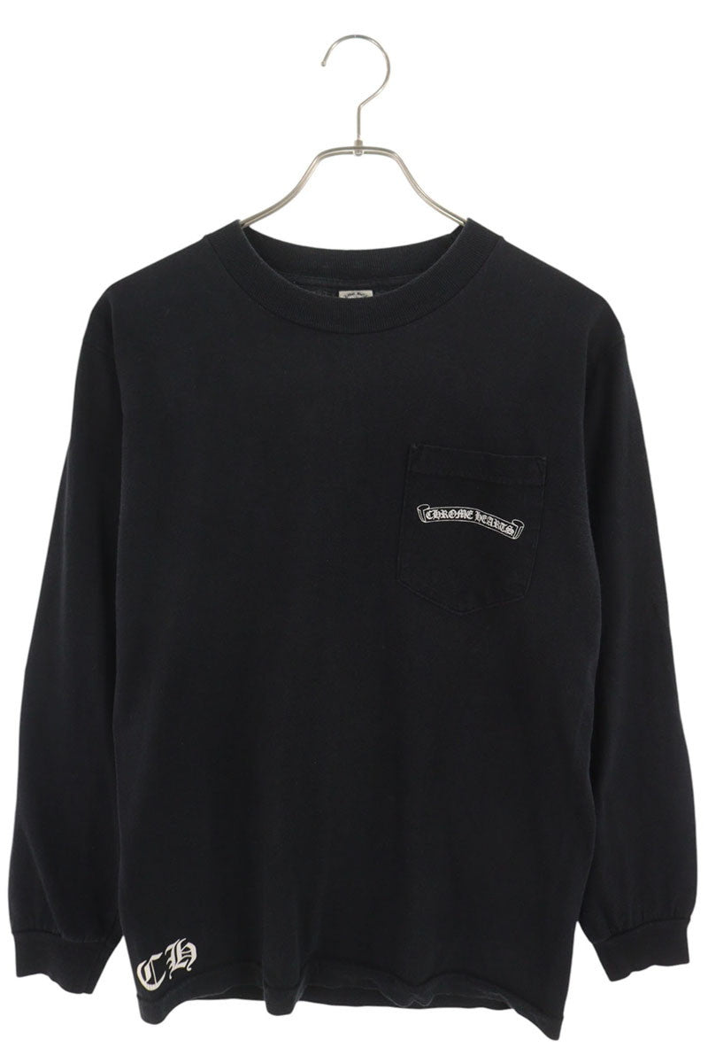 Chrome Hearts Arch Logo Back Print Sleeve Black Size S