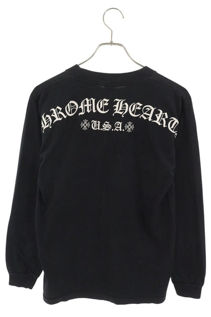 Chrome Hearts Arch Logo Back Print Sleeve Black Size S