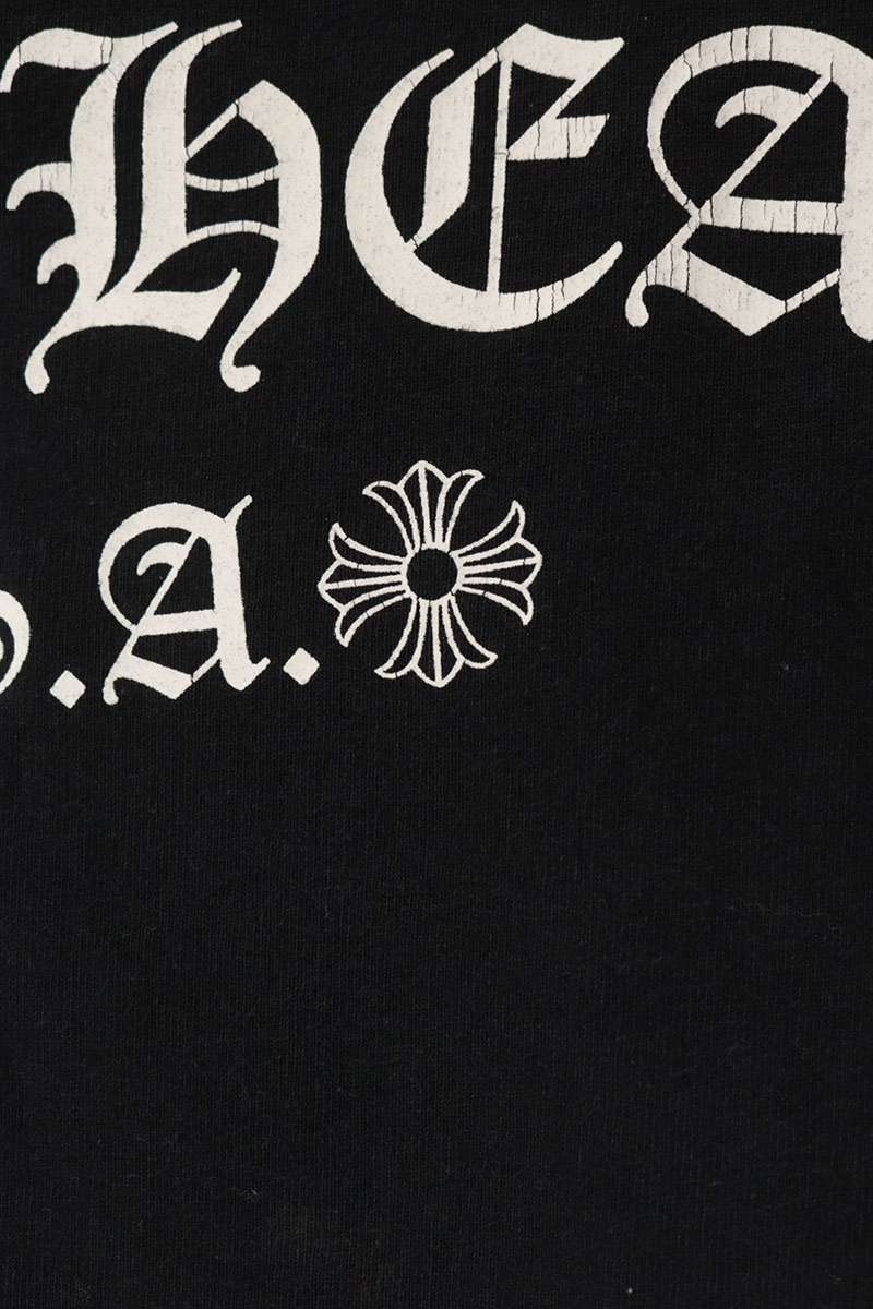 Chrome Hearts Arch Logo Back Print Sleeve Black Size S