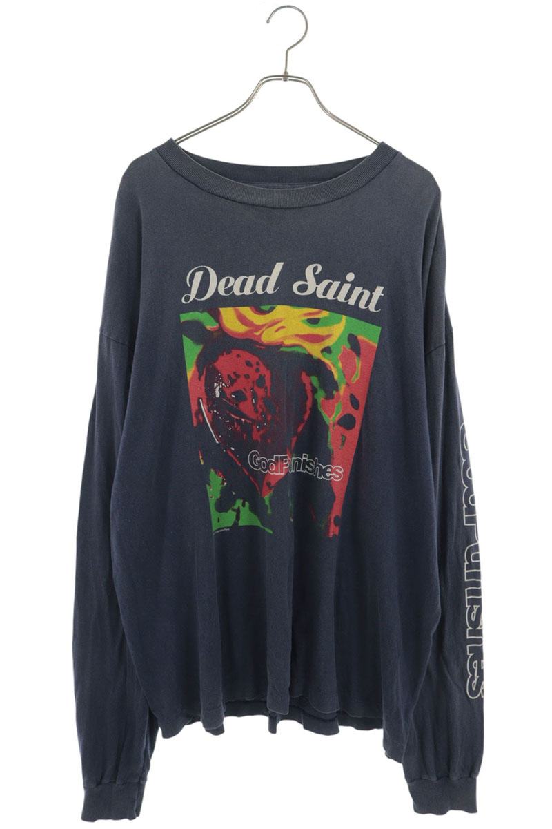 SAINT MICHAEL 24AW Vintage SAINT Sleeve T-Shirt Size XXL