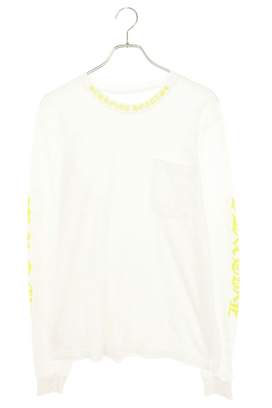 Chrome Hearts CH L S 1 Neck Logo Print Long Sleeve Size L