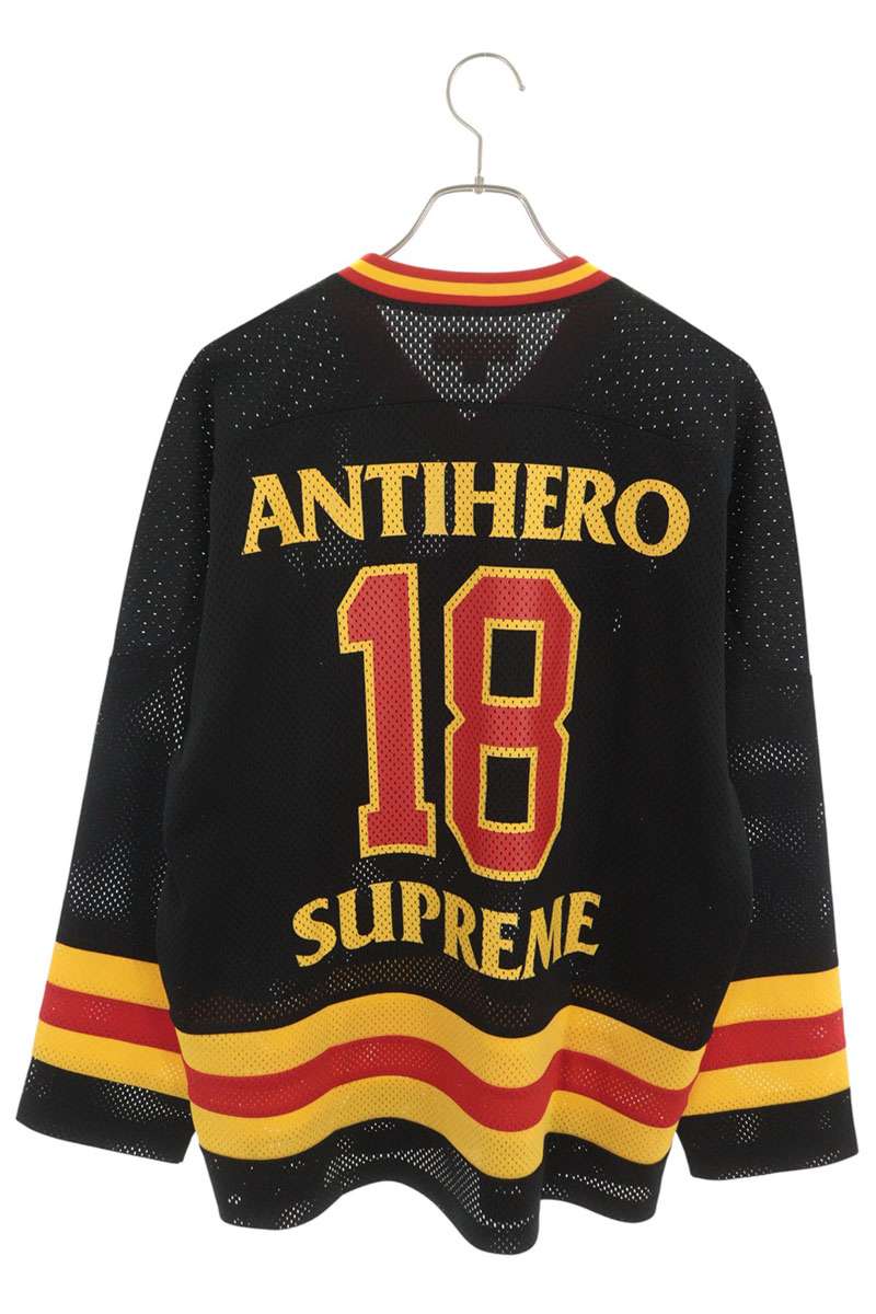 SUPREME 25AW ANTIHERO Ozzy Hockey Jersey Black Size S
